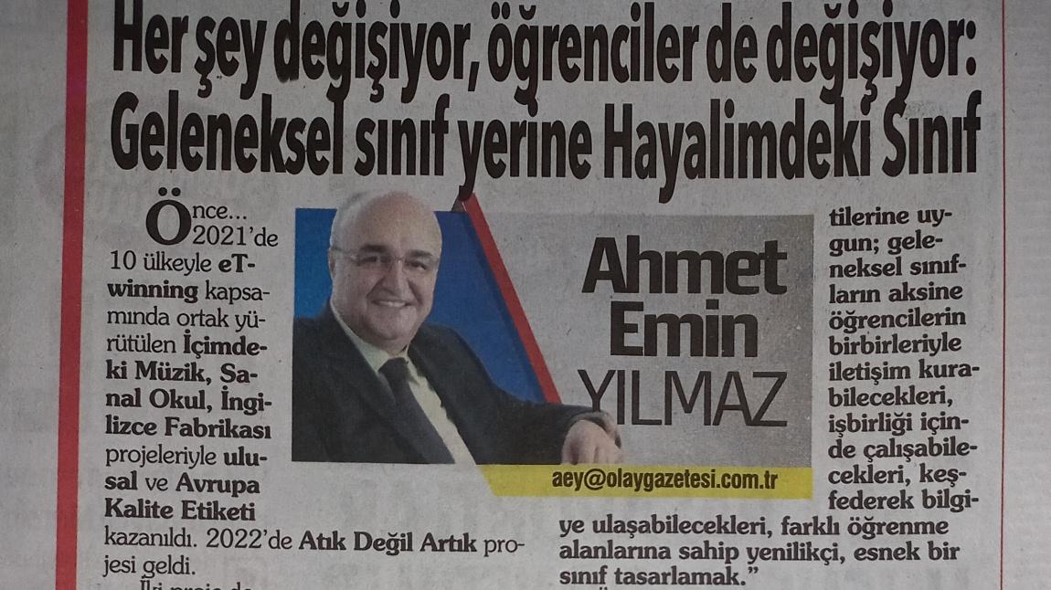 Usta gazeteci Ahmet Emin YILMAZ 